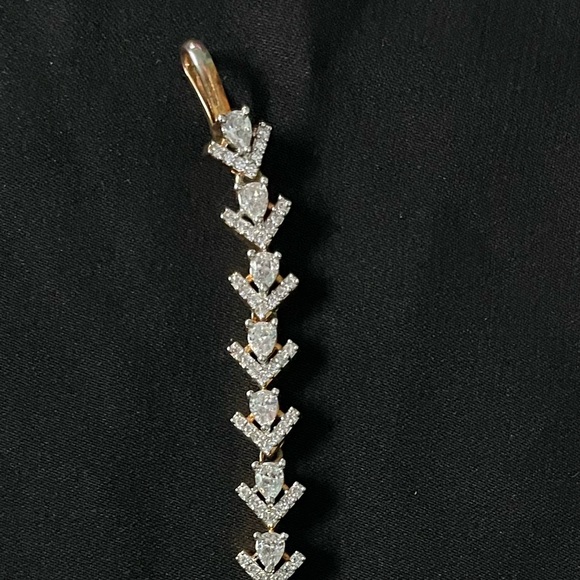 Stone studded Maangtika - Picture 7 of 7